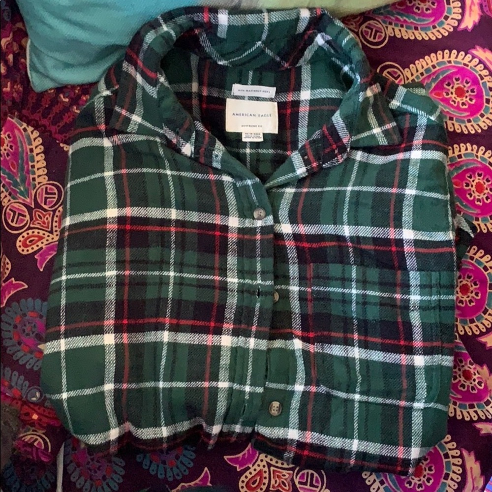 American Eagle boyfriend flannel